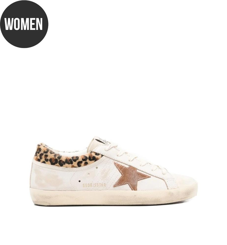 Super Star Sneakers - Weiss, Beige und Braun