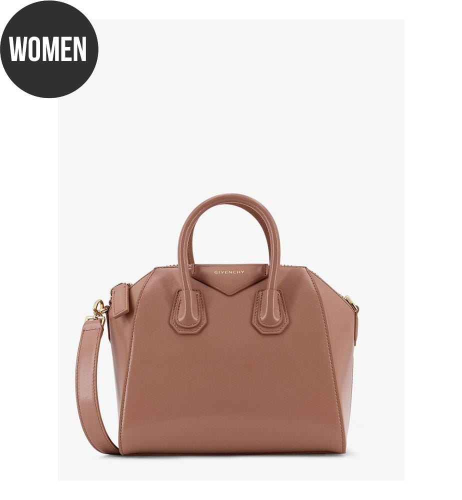 Ledertasche Box Mini - Antigona - Fuchsia Pink