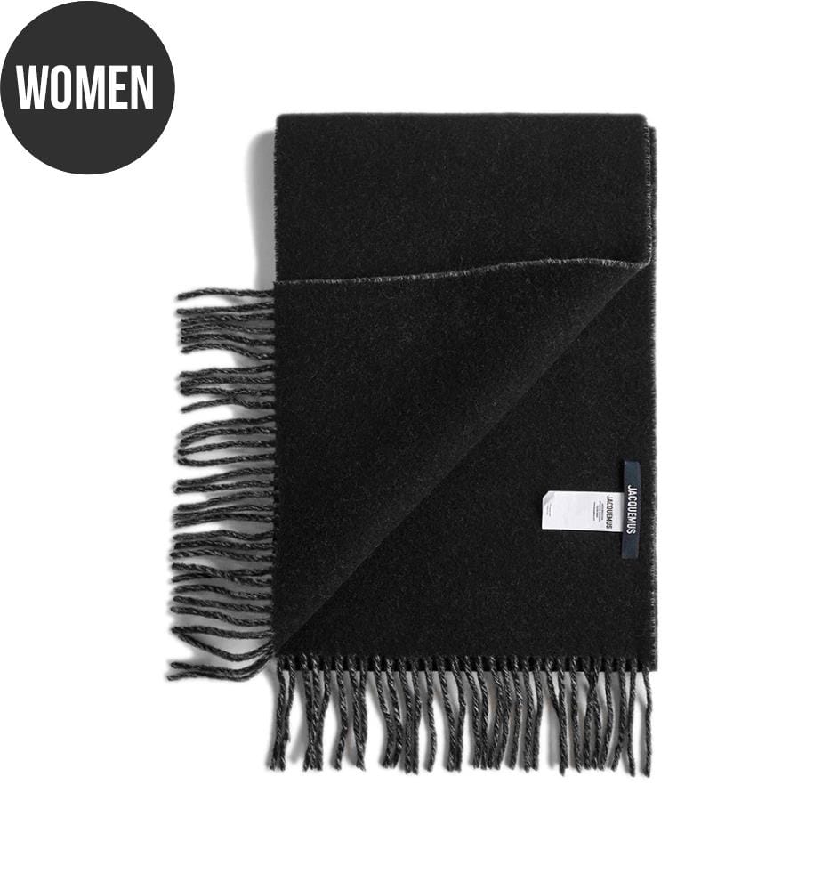 Sciarpa Rond Carré 180 x 35 cm - Nero