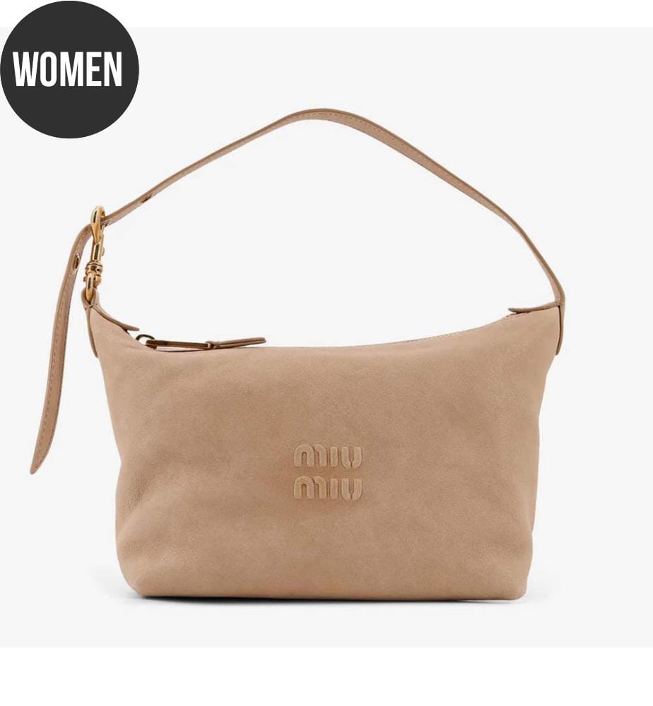 Pochette in pelle - Beige