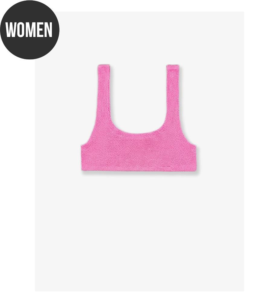 Top bikini Naima in nylon elasticizzato - Rosa