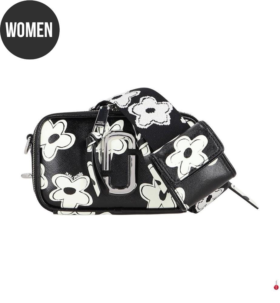 The Snapshot Daisy Shoulder Bag - Black and White
