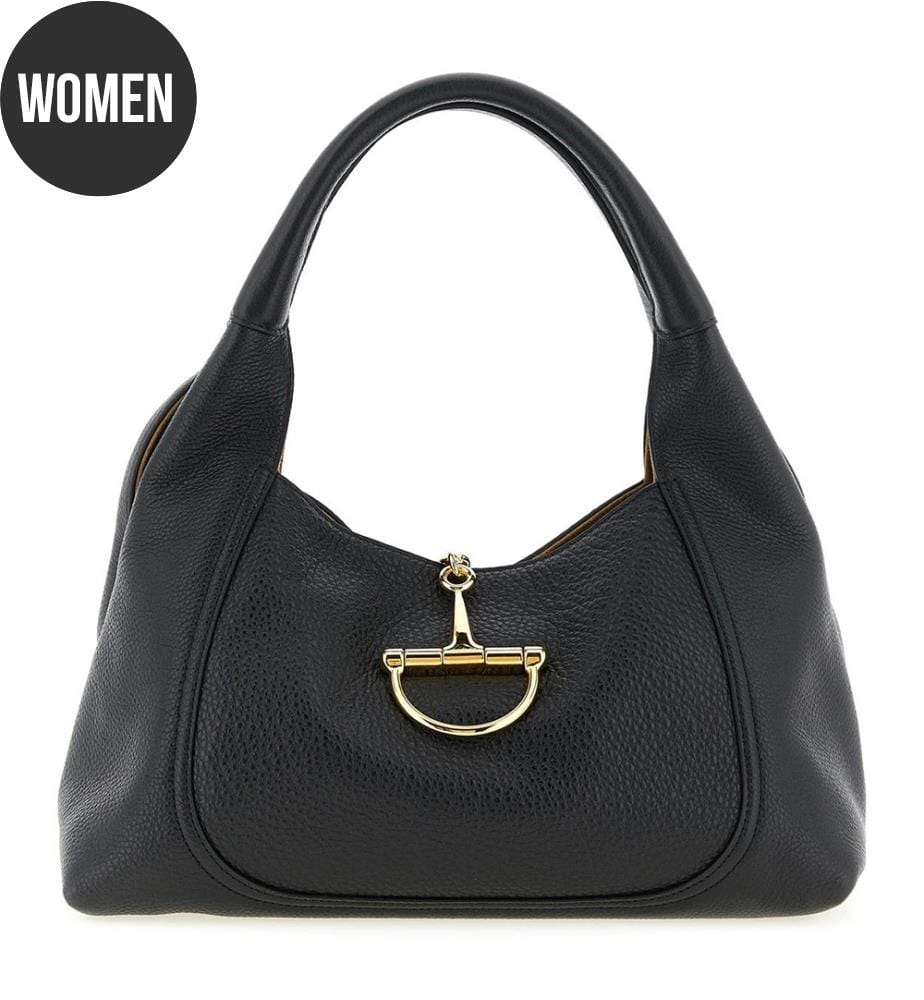 Borsa a tracolla in pelle - Nero