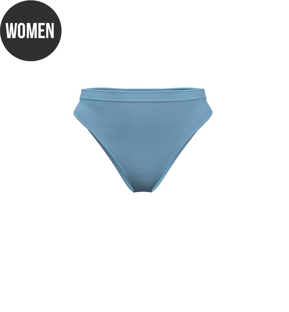 Bas de Bikini Essential High Waist - Aquarius Blue