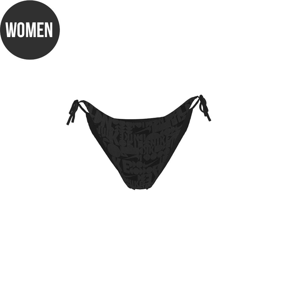 Bas de Bikini Retro Flow Terry - Noir