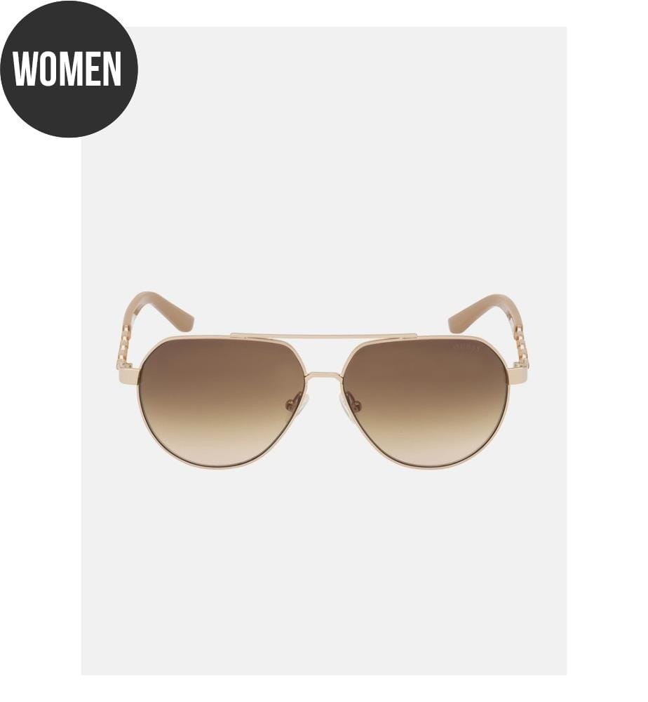 Lunettes de Soleil - or et gris