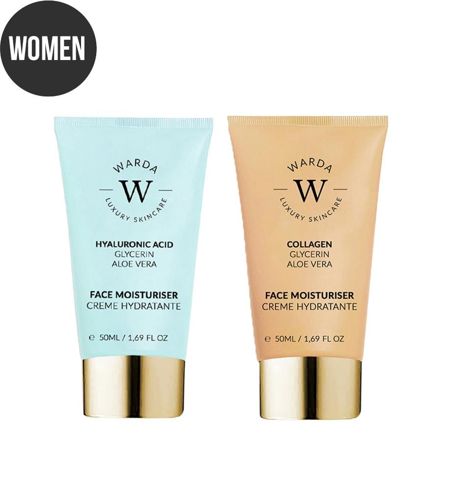 Crème Hydratante à l'Acide Hyaluronique 50ml + Crème Liftante au Collagène 50ml
