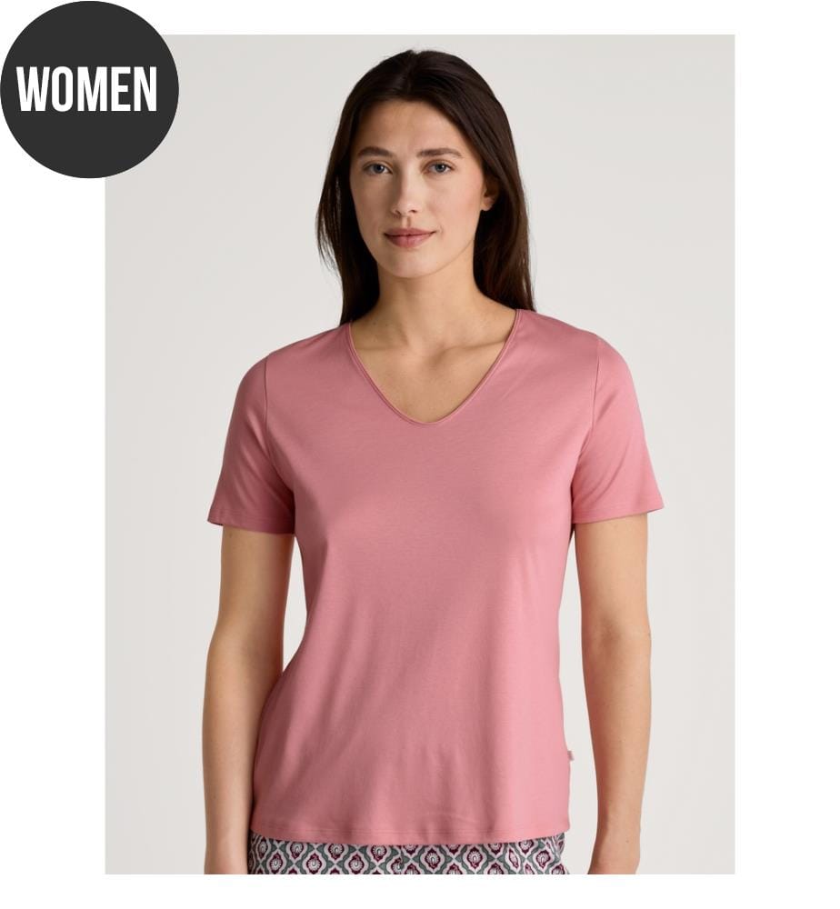 Kurzarmshirt - Fleur de Blush