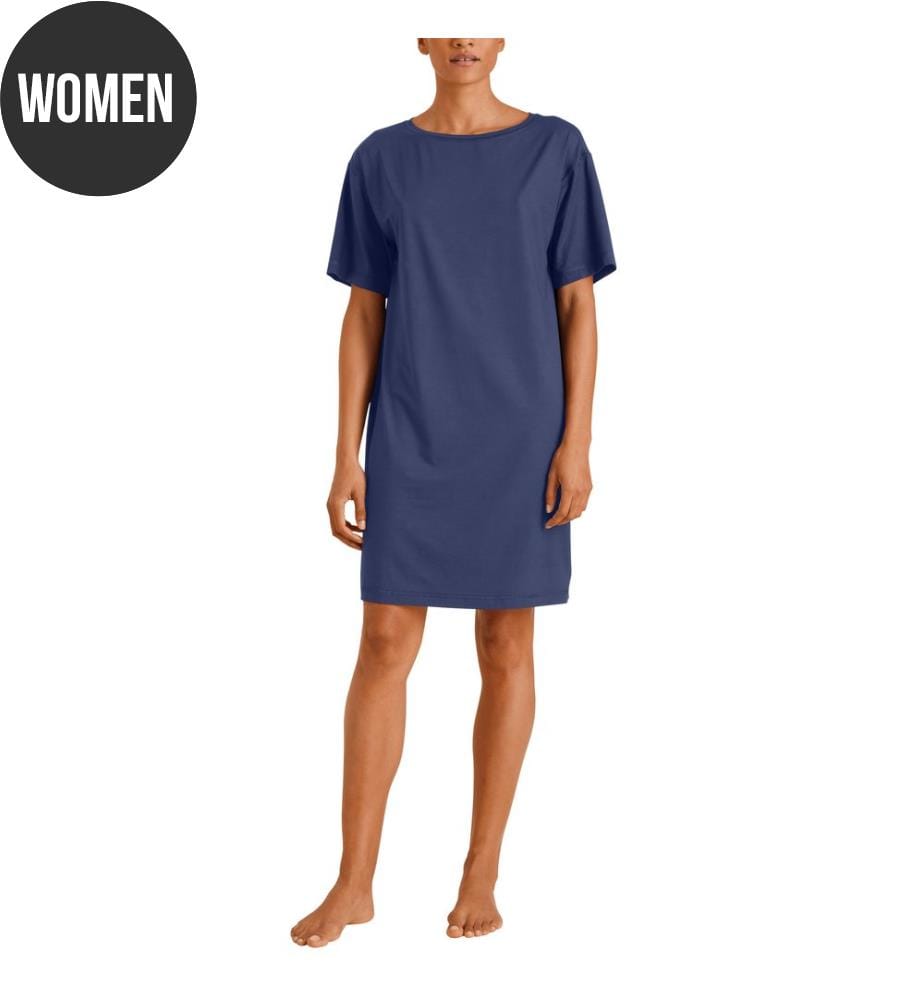 Camicia da notte - Blu cobalto