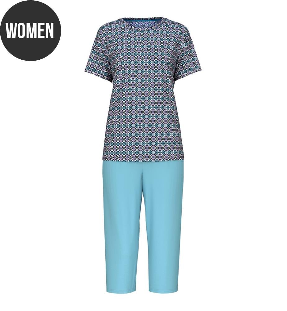 Pyjama 3/4 - Blue Topaz