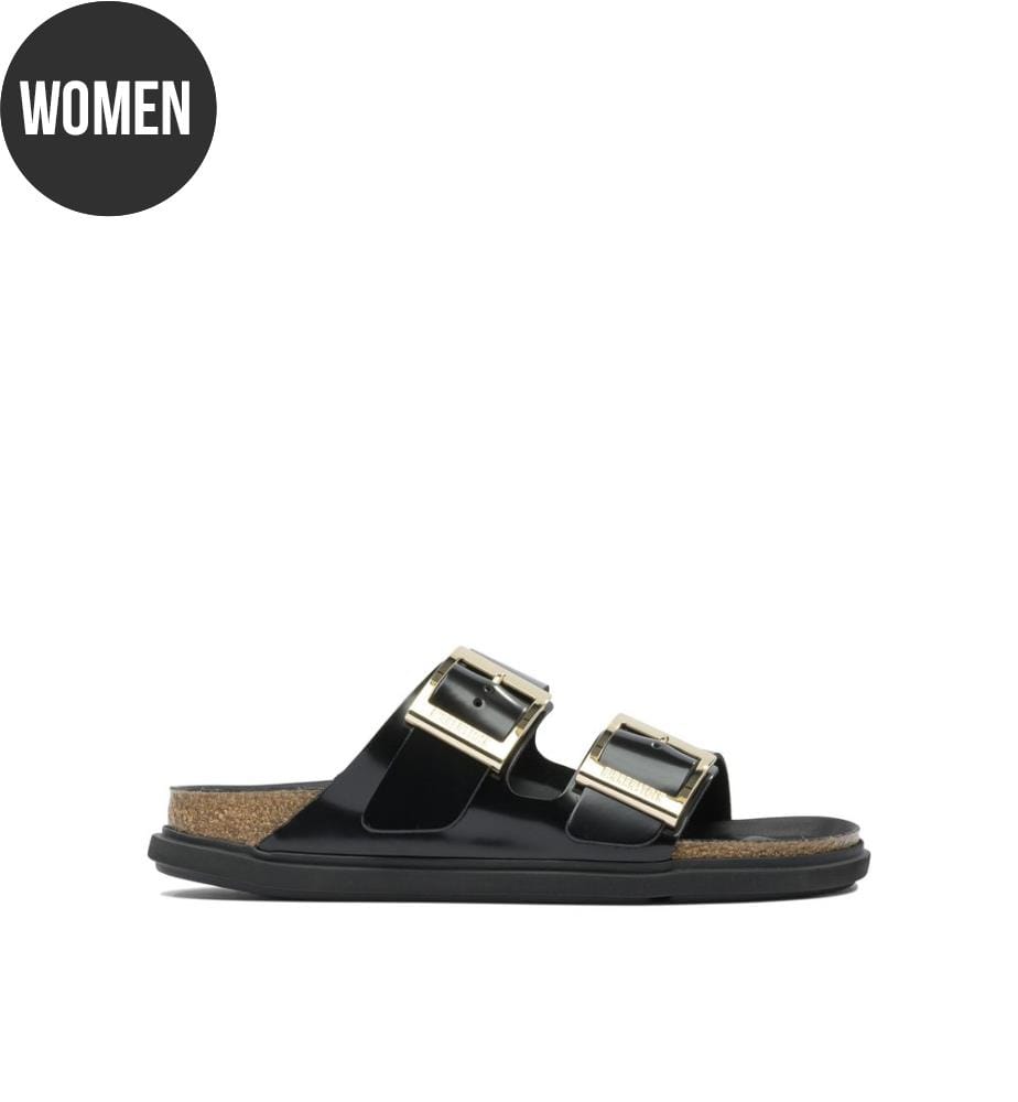 Arizona Droplet Buckle low Sandalen - Schwarz