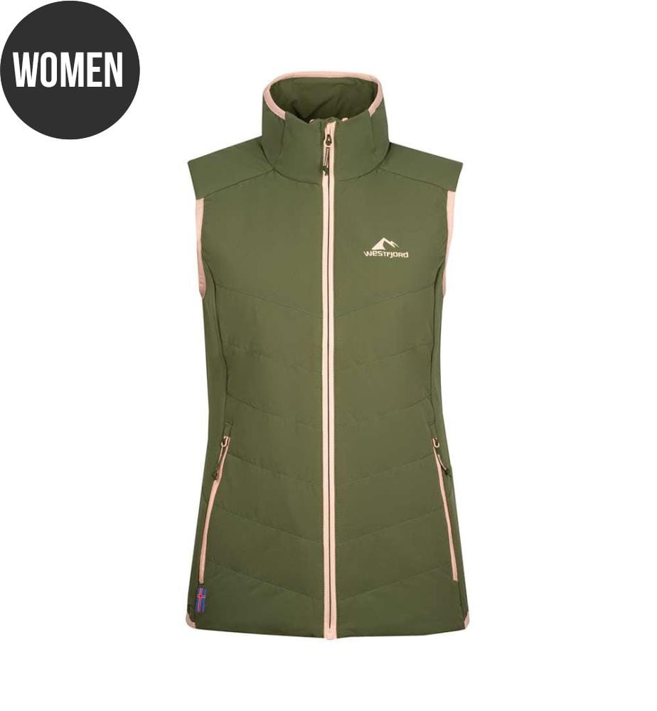 Gilet Reykir Xt - Gris Foncé, Olive, Pêche