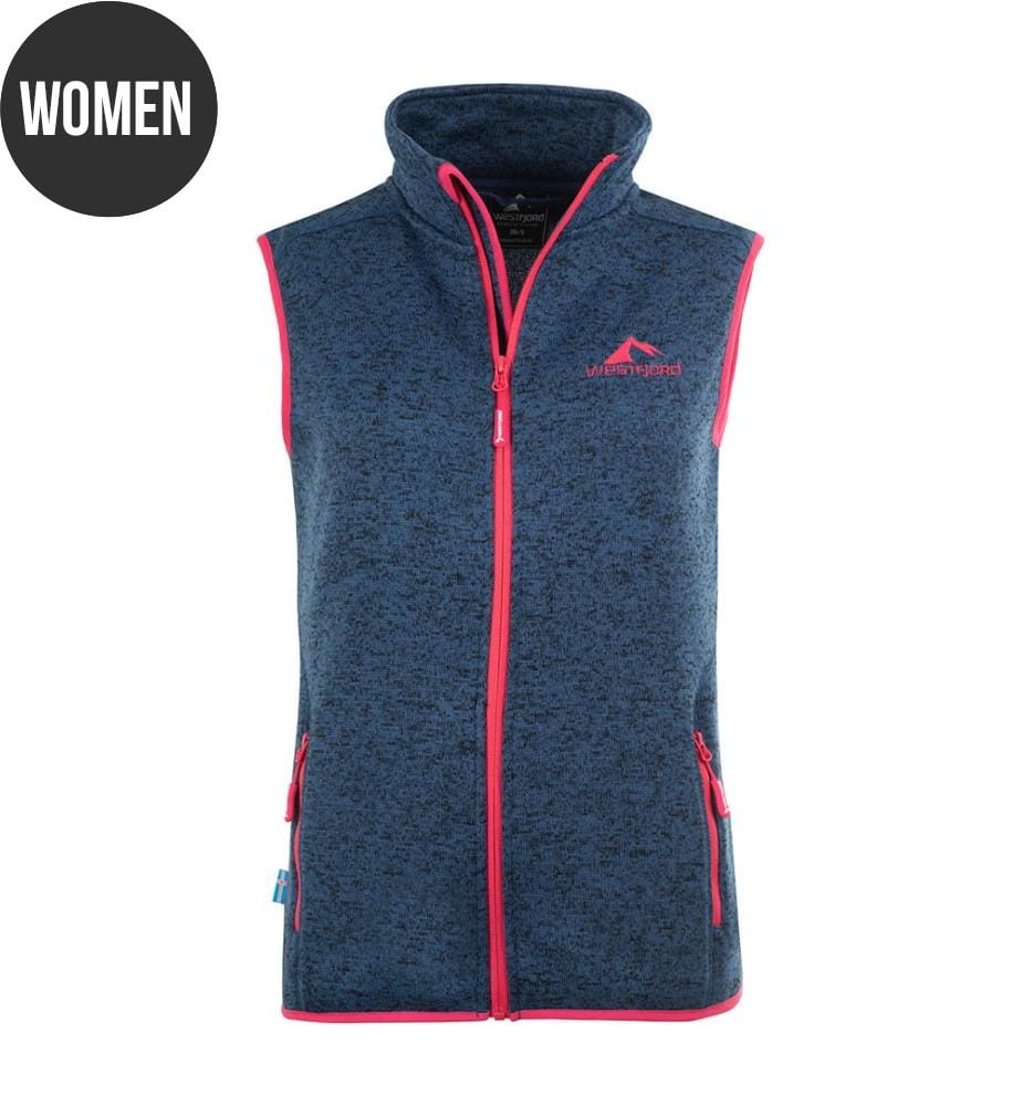 Gilet Katla - Marine et Fushia
