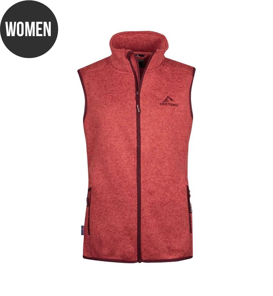 Gilet Katla - Minéral, Rouge