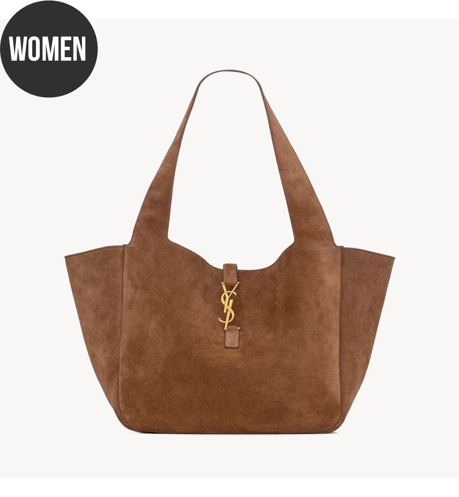 Tote Bag Bea en Daim - Karamell und Cognac