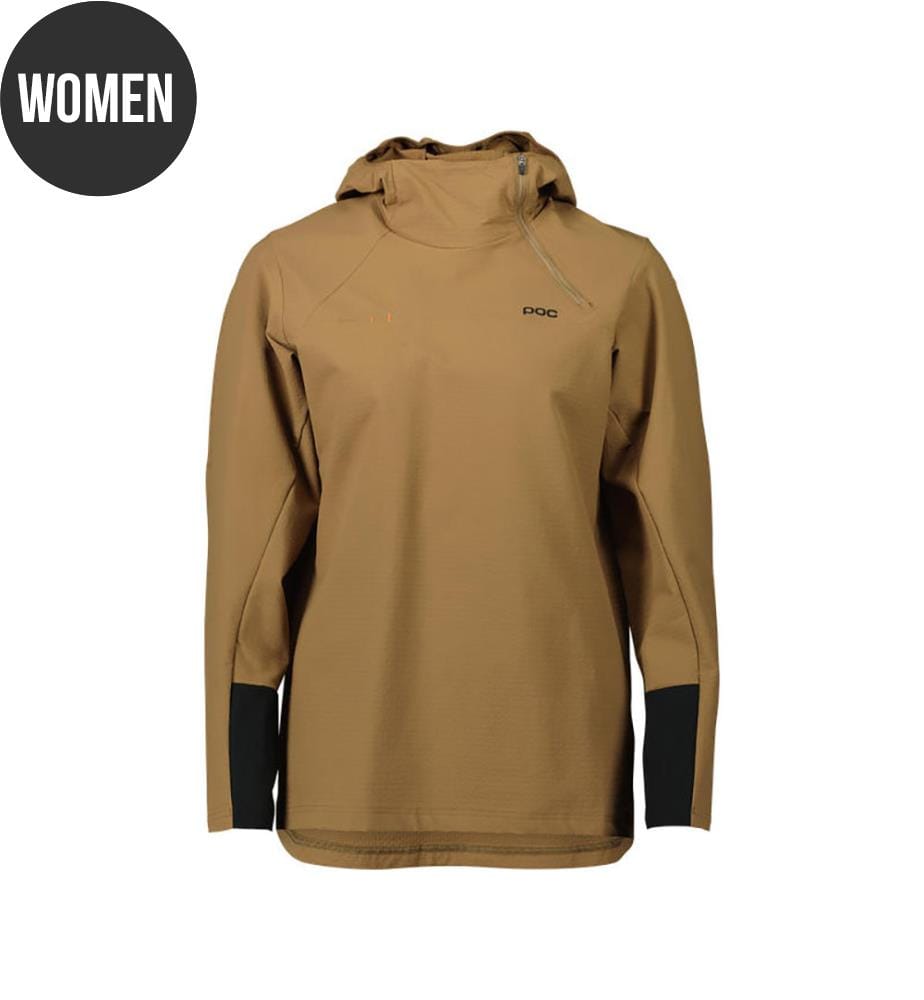 Cycling Hoodie W's Mantle Thermal - Jasper Brown