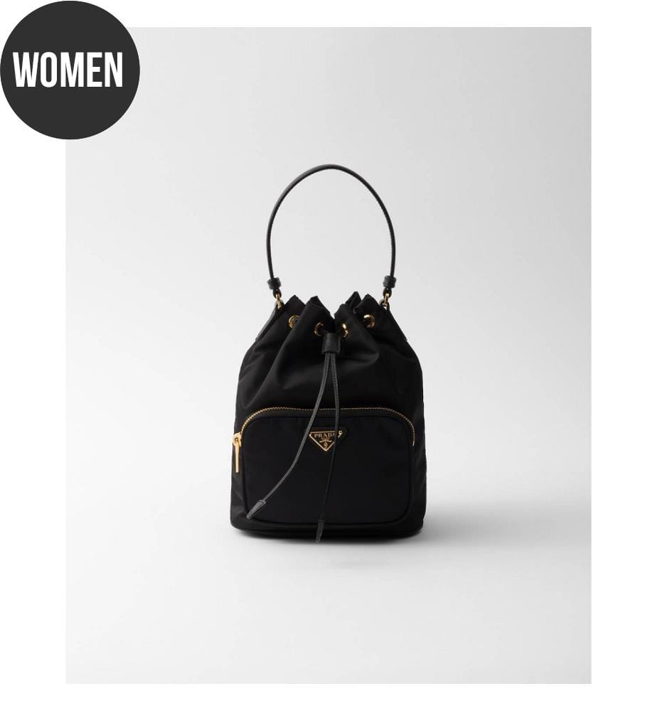 Duet Re-Nylon Bucket Bag - Schwarz
