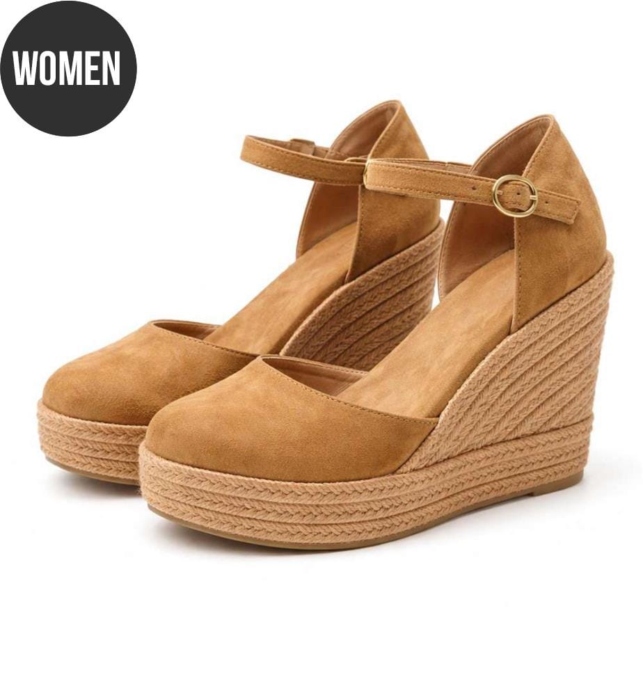 Espadrilles unies - Marron clair