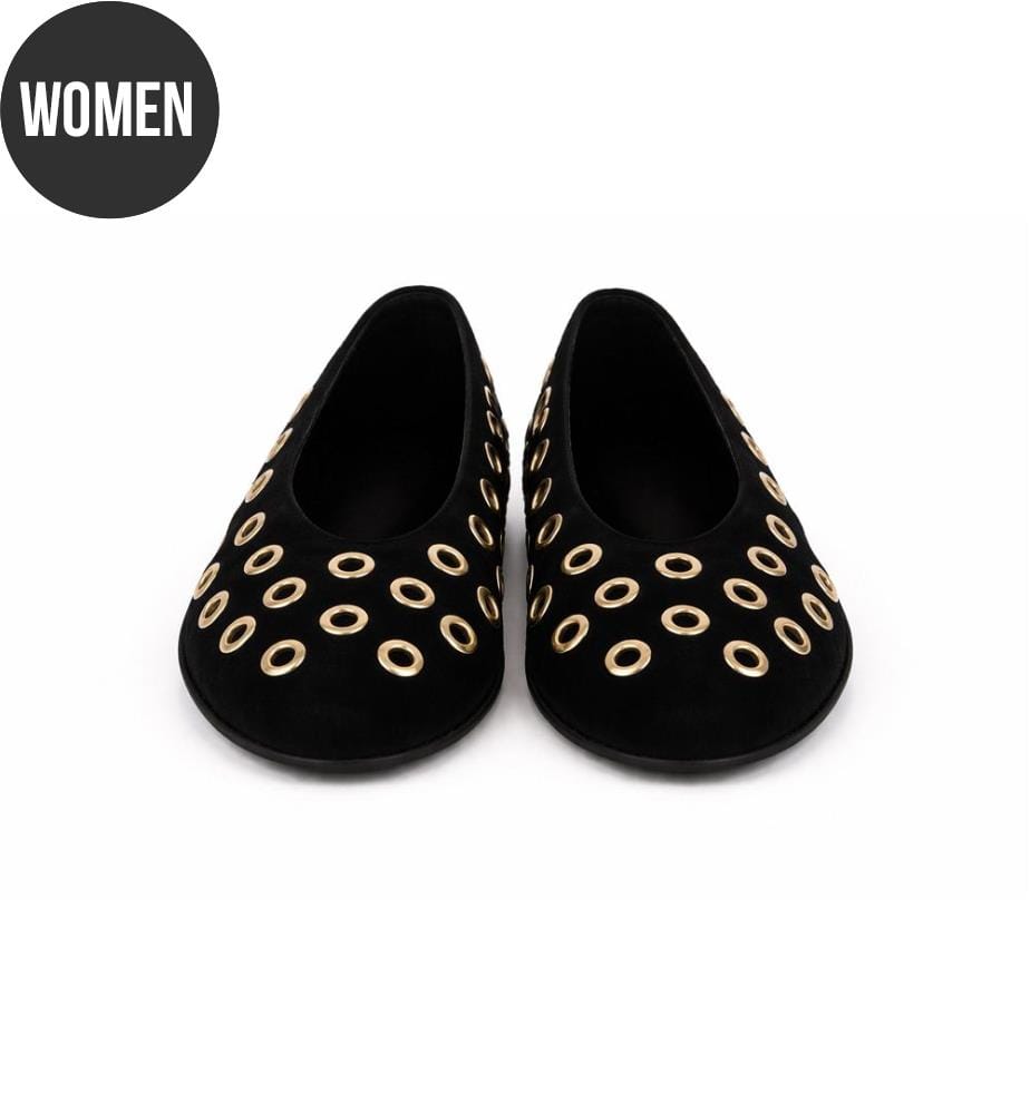 Ballerines en daim - Noir