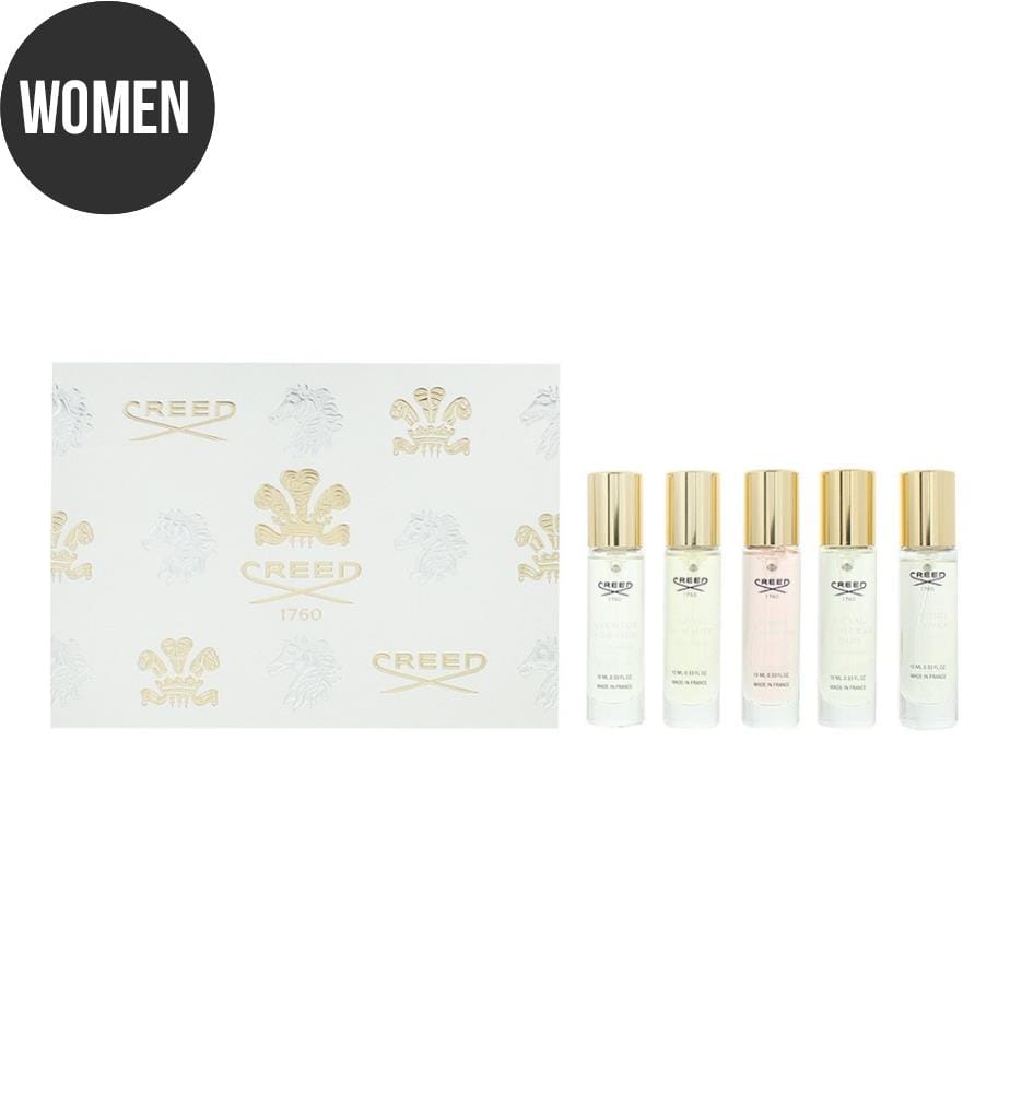 5 Piece Set Aventus Eau de Parfum - Love In White Eau de Parfum - Wind Flowers Eau de Parfum - Royal Princess Oud - 5 x 10 ml