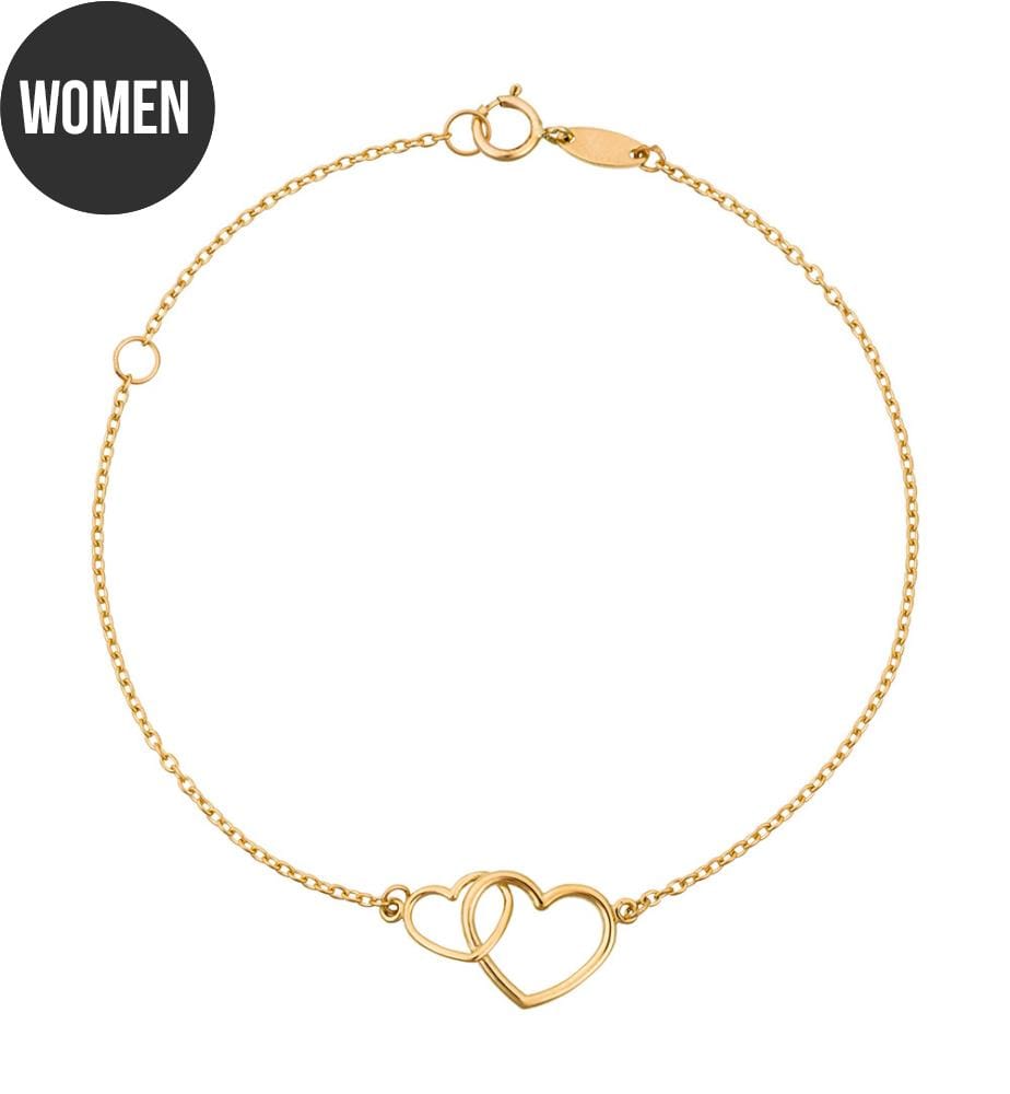 Armband Duo d'amour - Gelbgold 375/1000