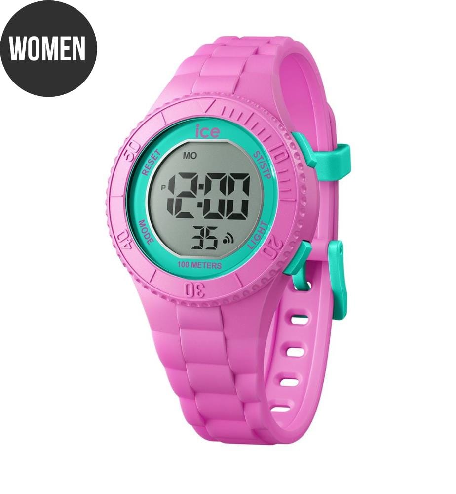 Pink Silicone Quartz Watch - 35 mm