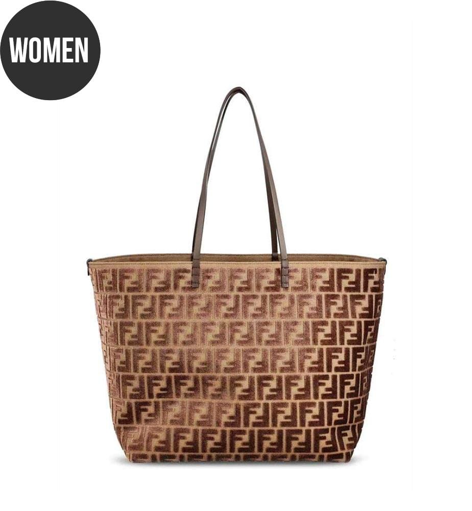 Sac Shopping Roll Large - Brun