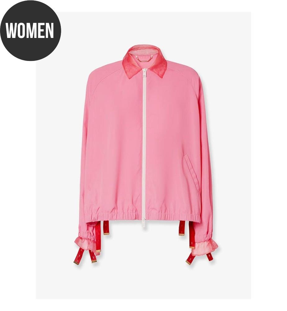 Funktionsjacke aus Viskose – Rosa
