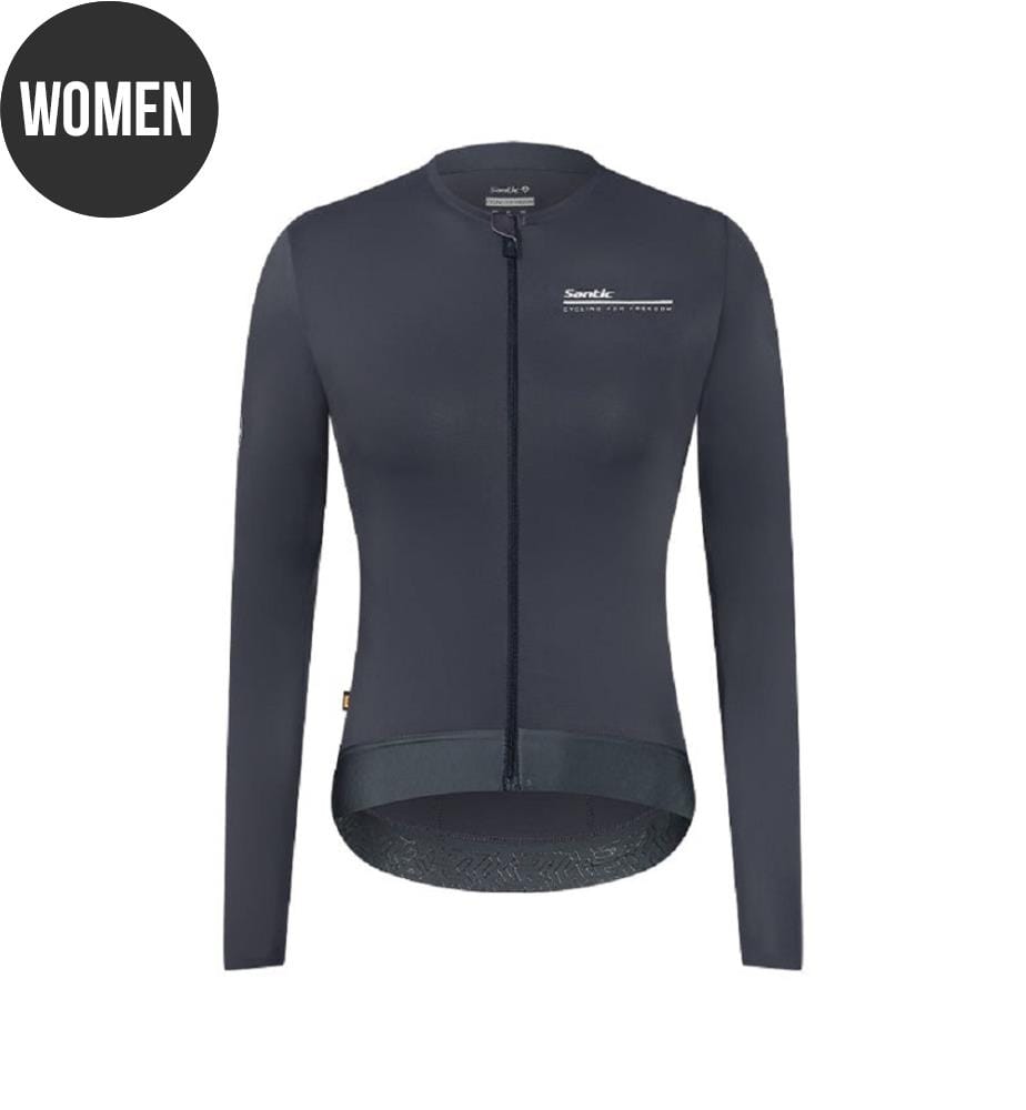 Langarm-Trikot „Qing“ - Grau