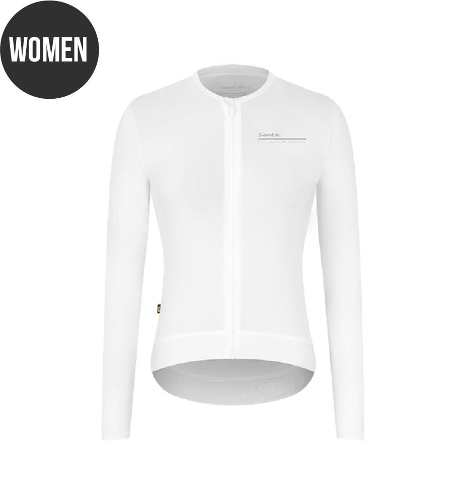 Langarm-Trikot „Qing“ - Weiss