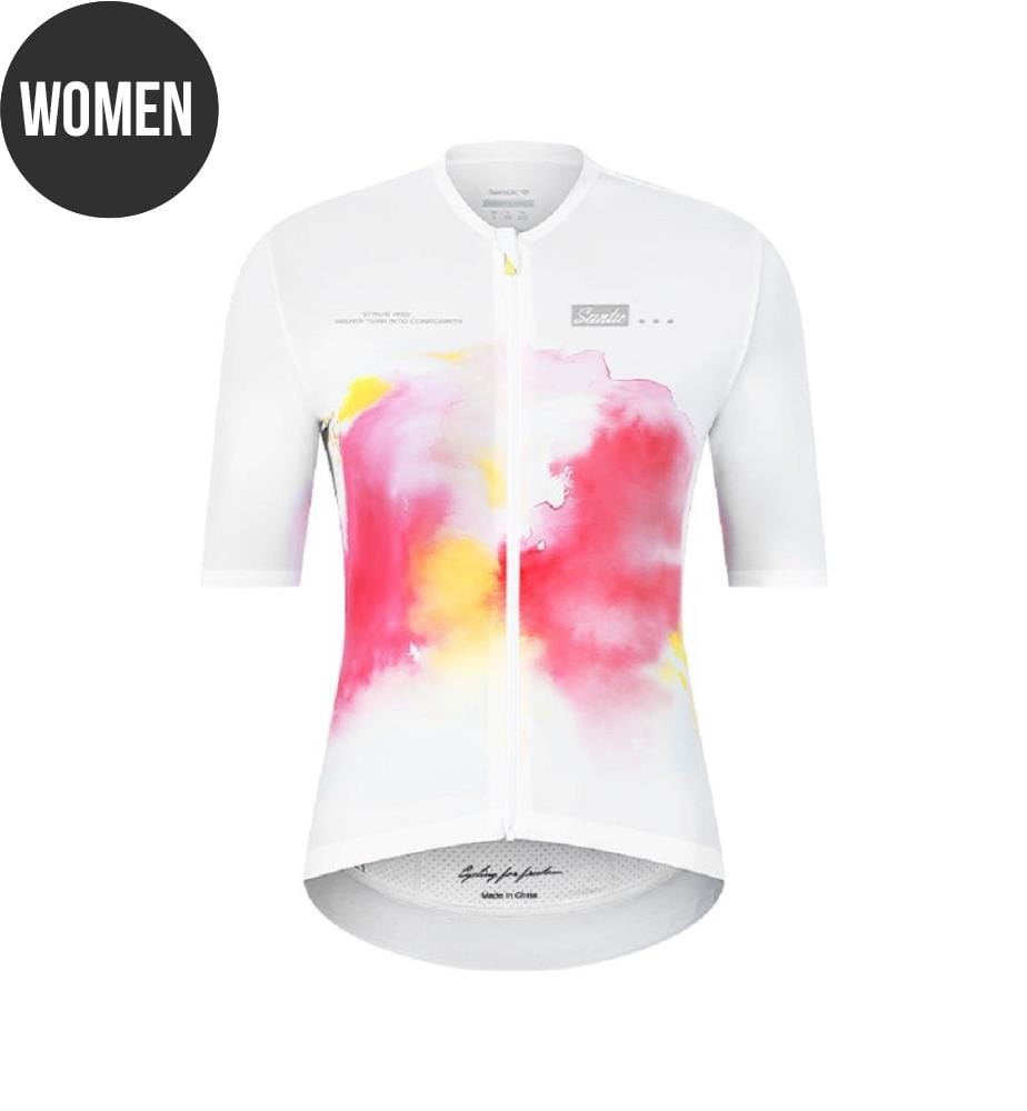 Maglia a maniche corte Qianyan - Bianca