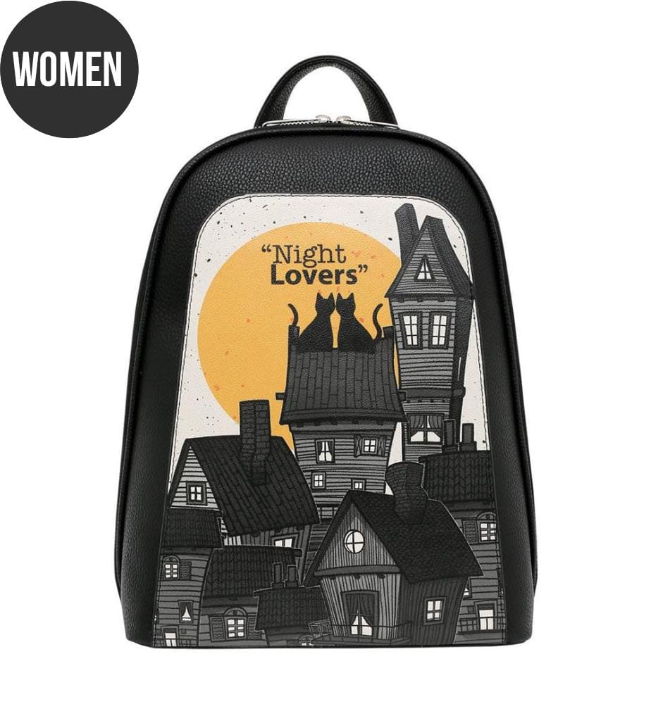 Sac à Dos en Cuir Vegan- Night Lovers - Multicolore