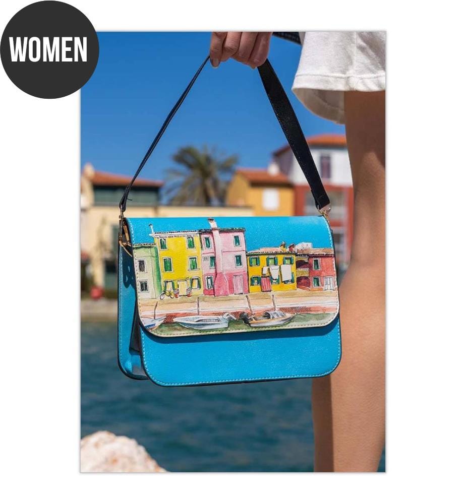 Sac à Main L'île de Burano - Multicolore