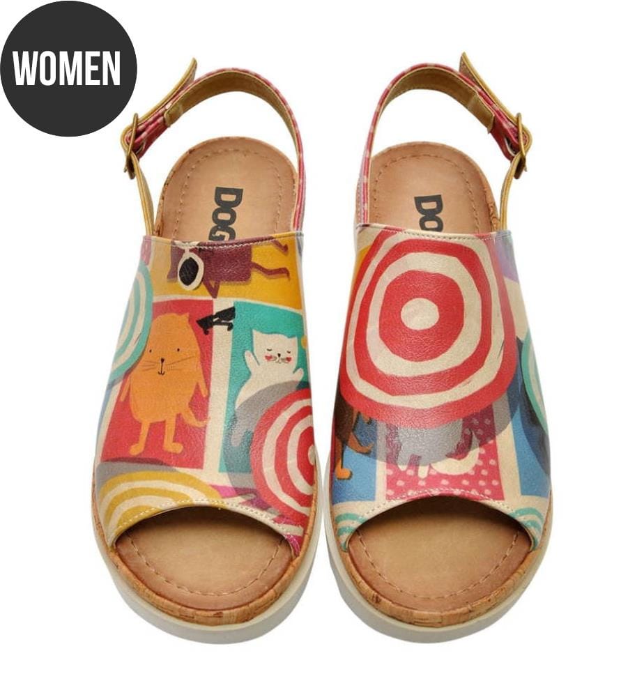 Keilsandalen Gigi Sun Days - Multicolor
