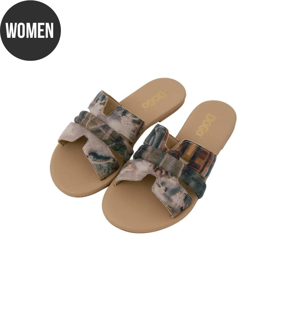 Pantoletten Ballerinas Motiv - Multicolor