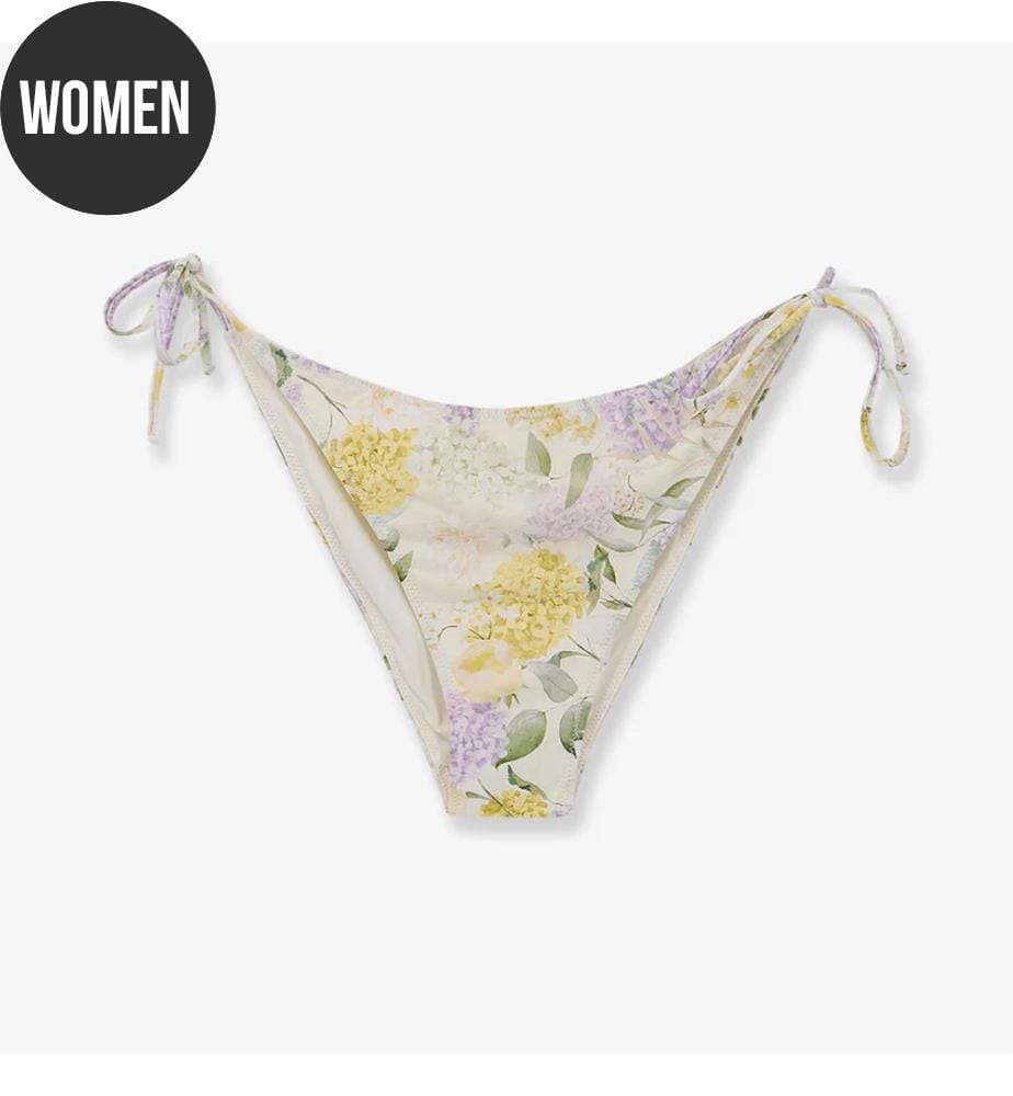 Virgo Bikini-Slip mit „Lemony Flower“-Print – Lemony Flower