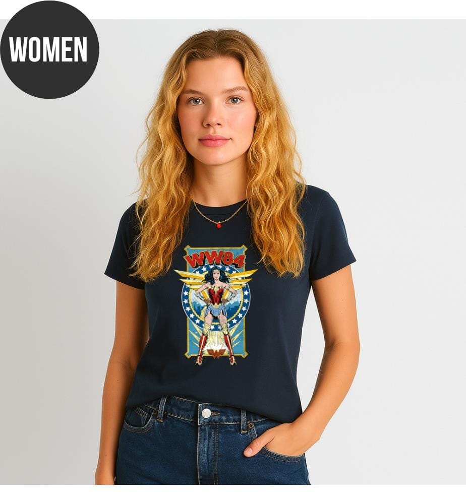 T-Shirt „Wonder Woman 84“ in Marineblau