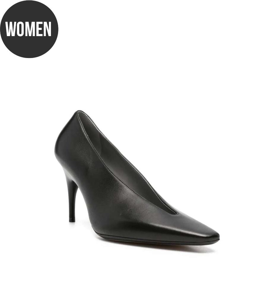 Duchesse-Pumps – Schwarz und Gold
