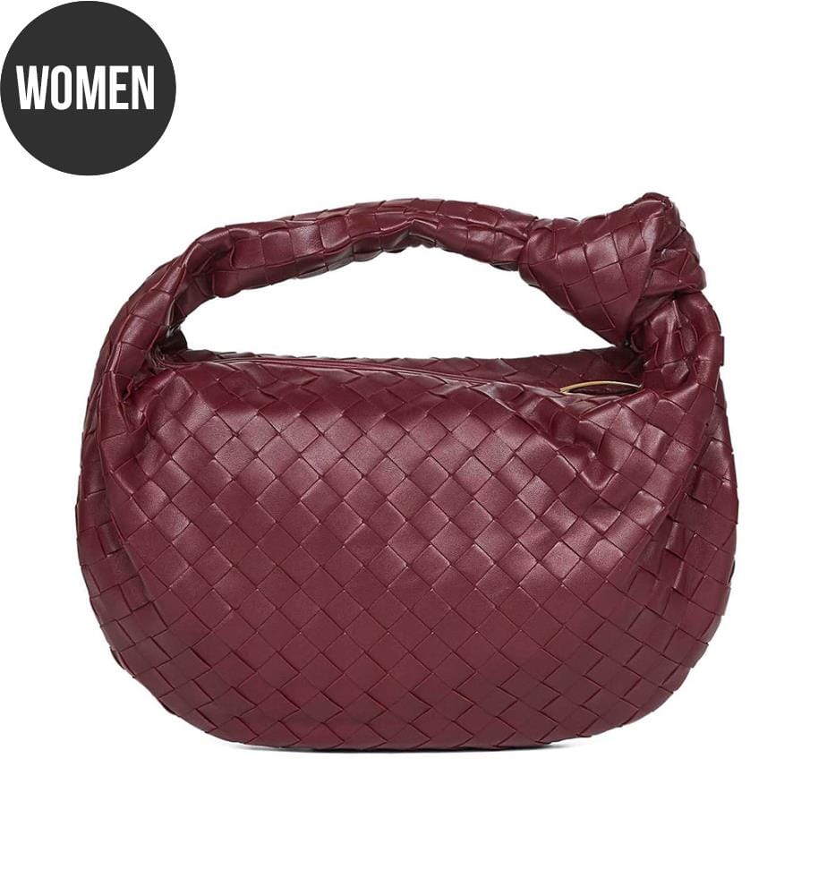 Kleine Tasche Jodie - Barolo / Gold