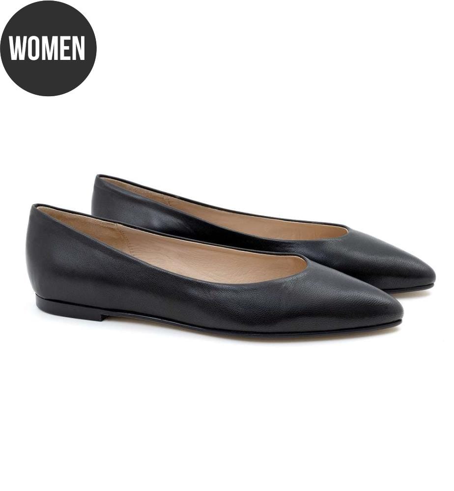Chaussures d'intérieur en Cuir - Noir