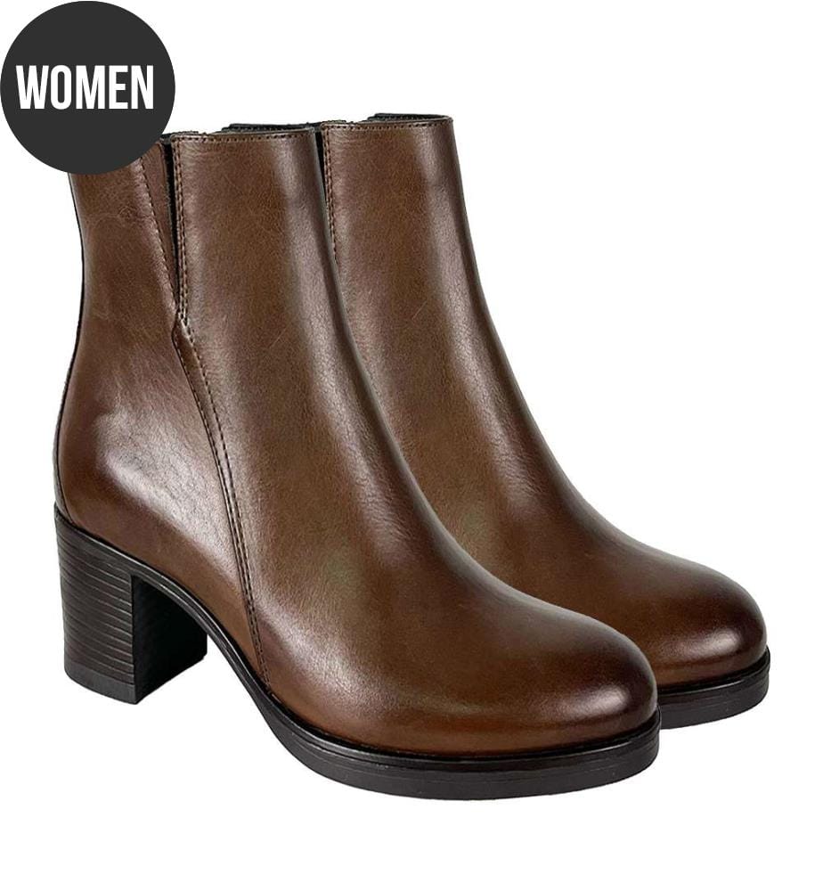 Bottines Nelamori - Marron clair