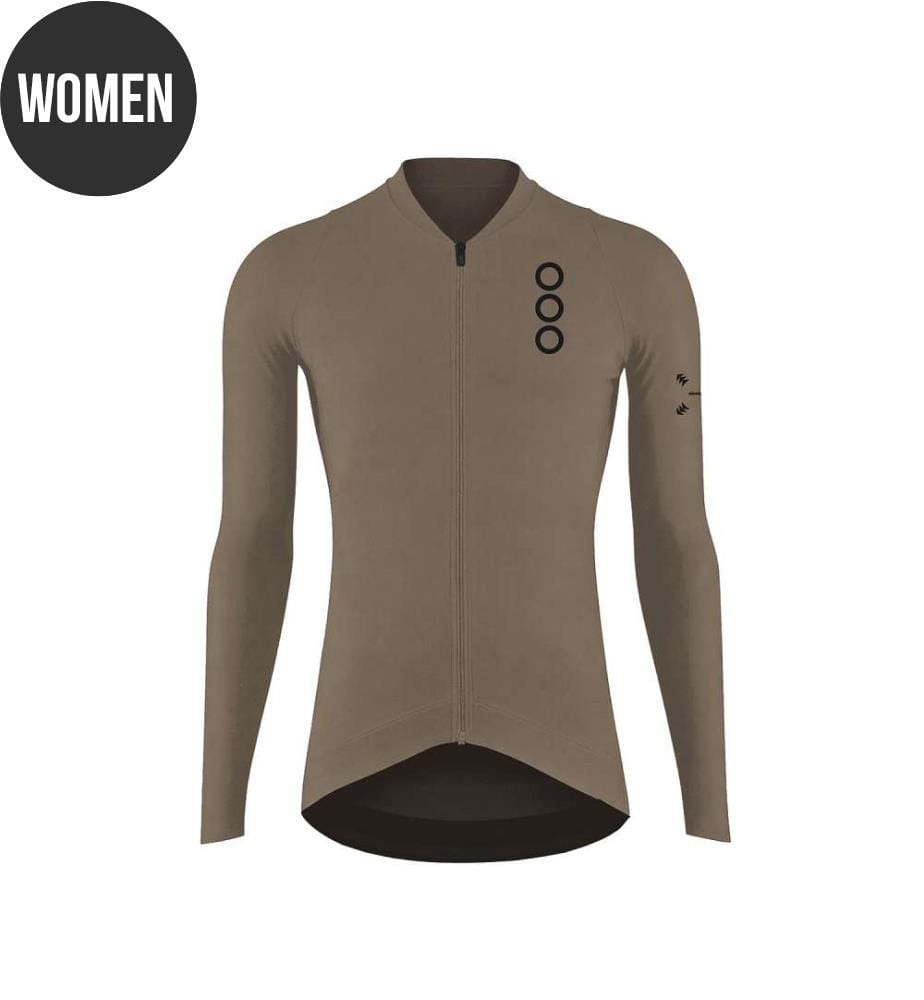 T- Shirt Langarm Hochleistung - Sand