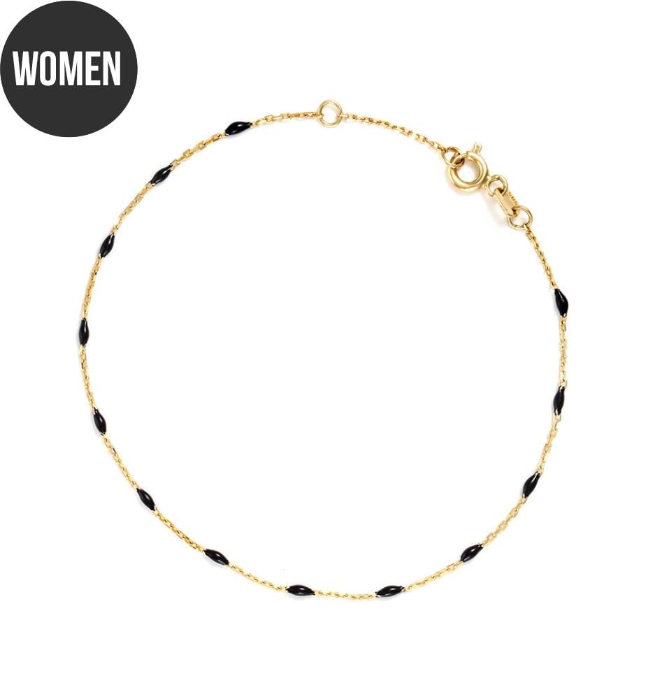 Bracelet en Or - Doré et Noir