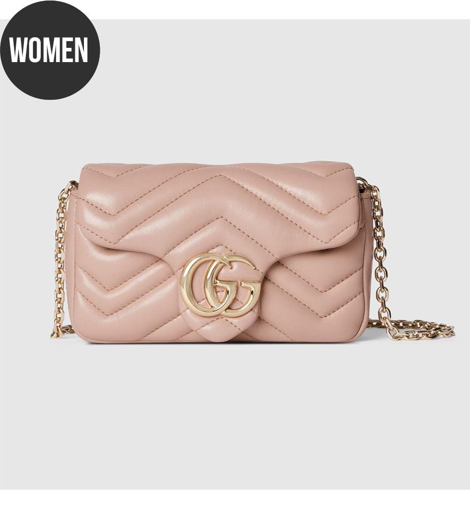Mini-Schultertasche - Rosa Beige