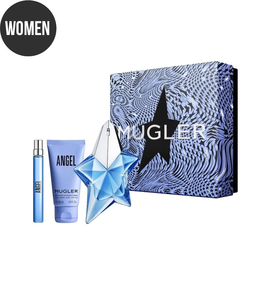 Eau de Parfum Mugler Angel Coffret - 50 ml + Body Lotion 50 ml + Mini