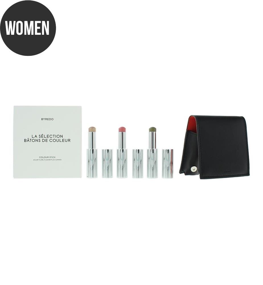 Set di 3 arance + astuccio in pelle: Solar Flare Flower Play Kumato Stick Visage 3*3,5g