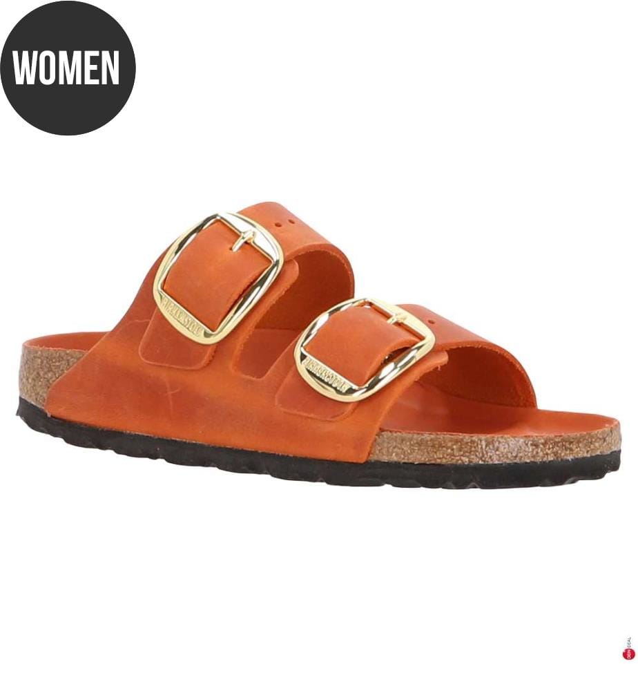 Pantoletten „Arizona Big Buckle“ - Braun
