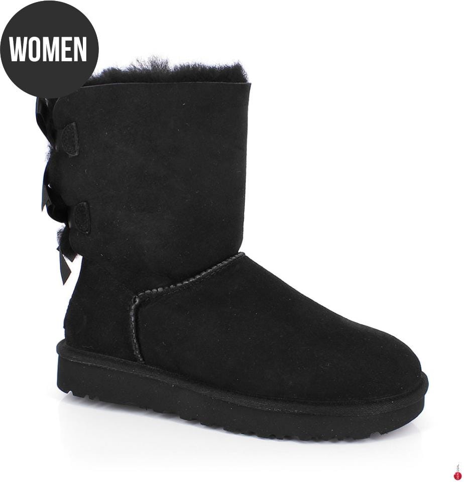 Lederstiefel Bailey Bow II - Schwarz