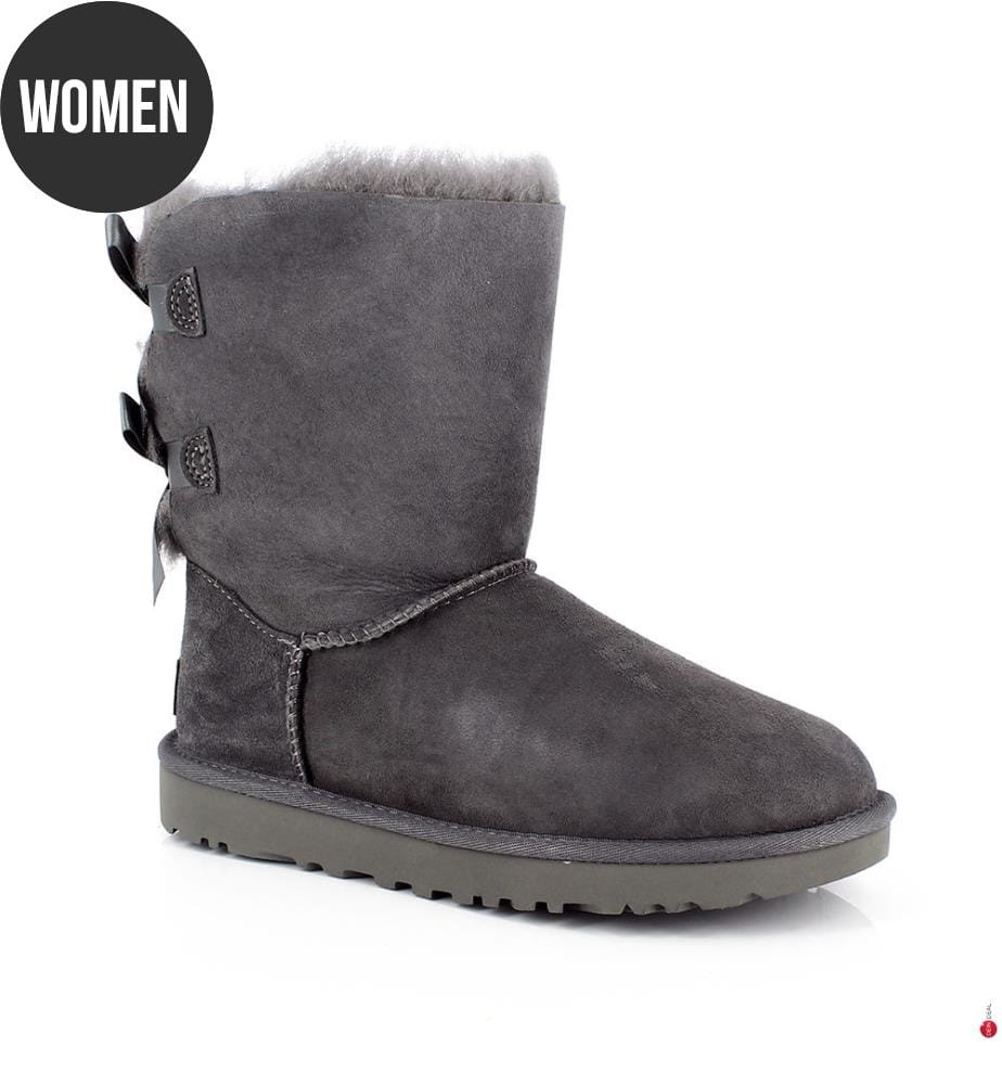 Lederstiefel Bailey Bow II - Grau