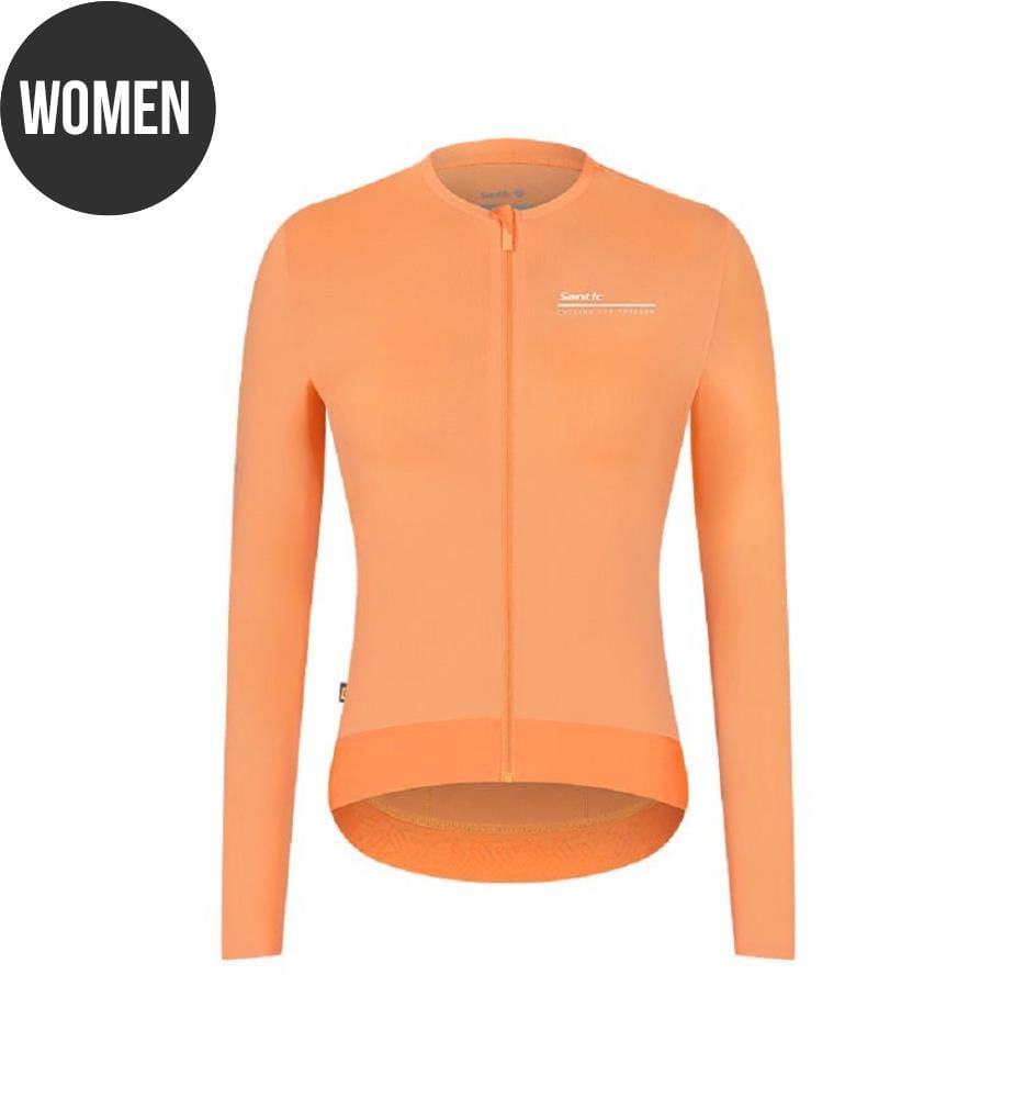 Langarm-Trikot „Qing“ - Orange